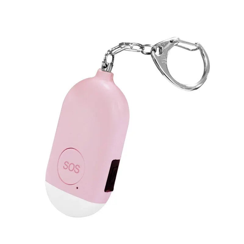 Persönlicher Sicherheitsalarm mit 130 dB | SOS-Schlüsselanhänger mit LED